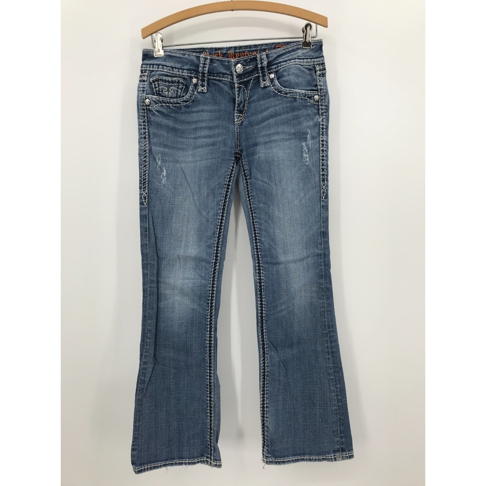 Rock Revival Blake Easy Boot Blue Jeans Women's Size 26